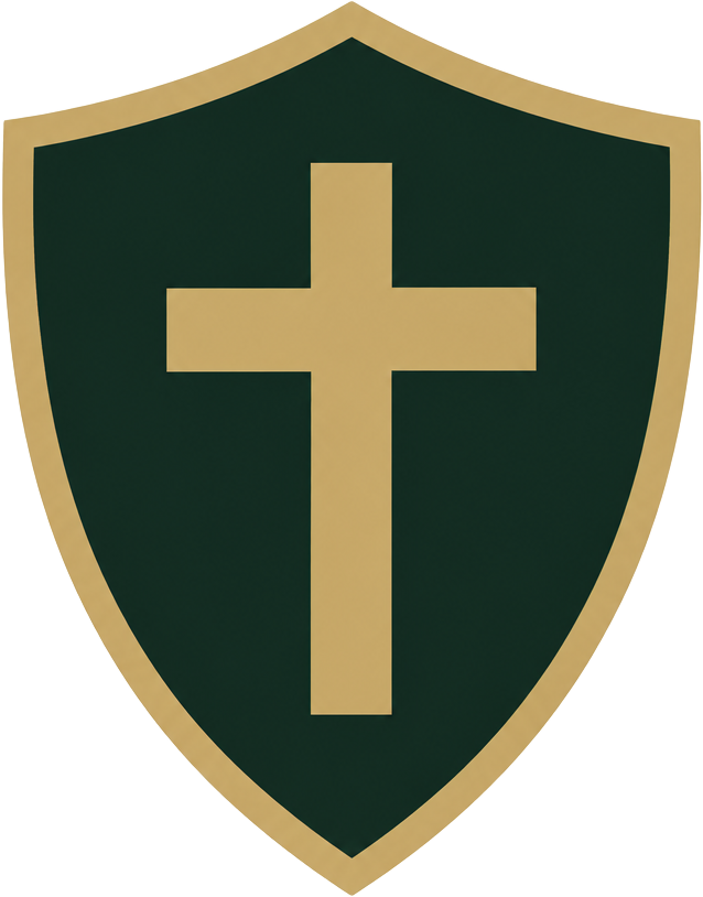 CHAPO shield and cross